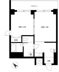 ハイツルピネス202の間取り