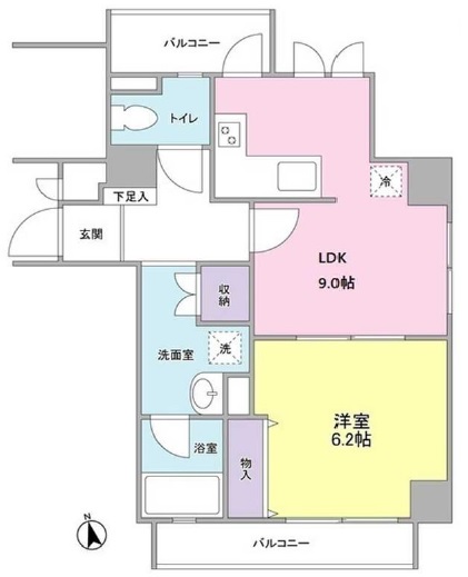 LE MONT 代官山（ルモン代官山(旧代官山ガーデン)）404の間取り