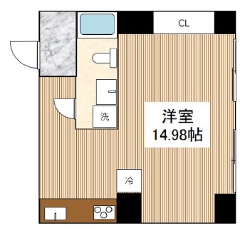 代々木上原ペアシティ102の間取り