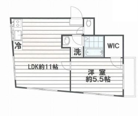セントフランシス東山305の間取り