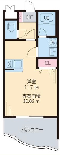 コリーナ代々木上原105の間取り