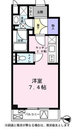 ガーデンハウス柿の木坂206の間取り