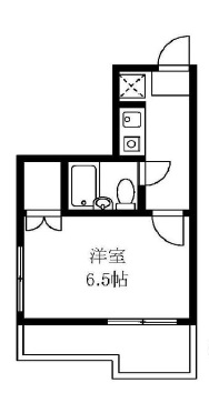 クリエイトヒル弦巻205の間取り