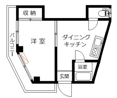 早志ビル301の間取り