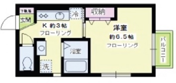 アトリオ（若林）203の間取り