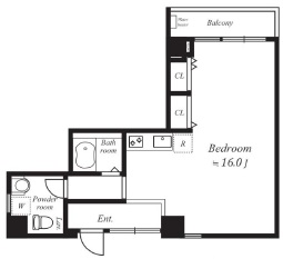 マンション恵比須苑410の間取り