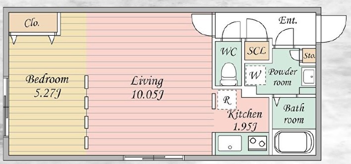 Branche学芸大学(ブランシェ学芸大学)102の間取り