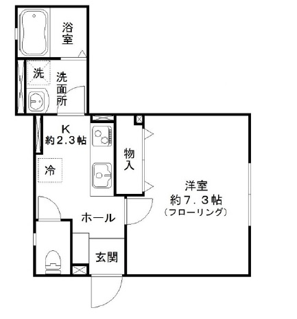 ドミールERF102の間取り