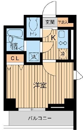 アーデン駒沢大学1204の間取り