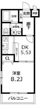 菱和パレス駒沢大学209の間取り