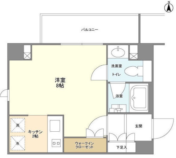 シェノン三軒茶屋205の間取り