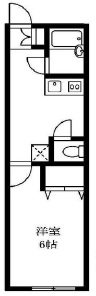 ウィング三軒茶屋204の間取り