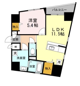 プレミアム青葉台501の間取り