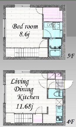 ブランシェ用賀403の間取り