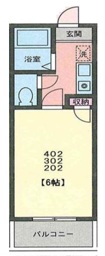 リノスタイル池尻202の間取り