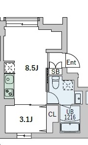 GranDuo代沢4103の間取り