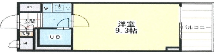 サンサーラ東山803の間取り