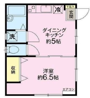 丸荘ｃ101の間取り