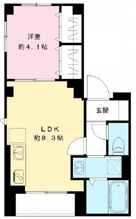クロスロード学芸大学202の間取り