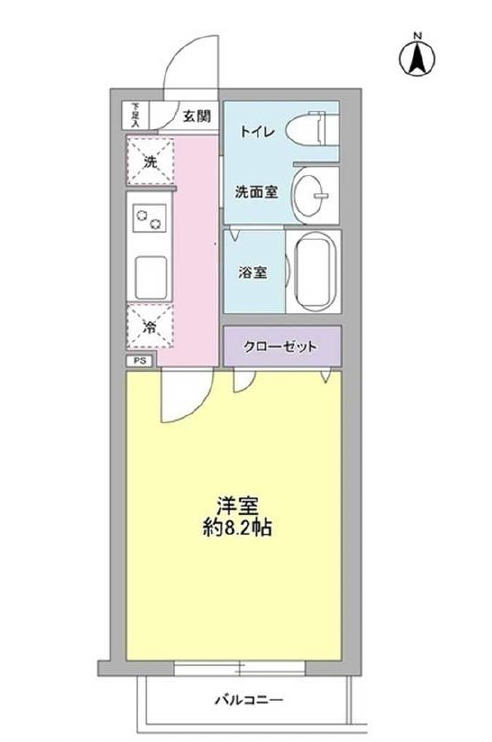 ラフィーネ桜新町205の間取り