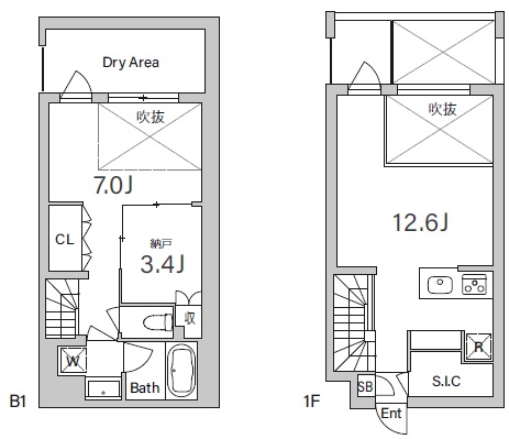 GranDuo用賀5105の間取り
