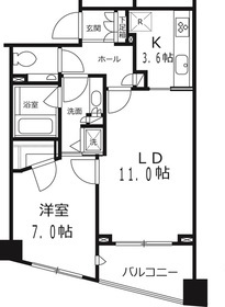 下北沢パークハウス102の間取り
