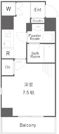 AXAS下目黒205の間取り