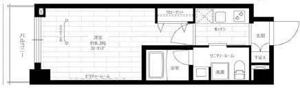 ステージファースト桜新町505の間取り