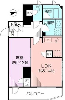 THEパームス学芸大学602の間取り