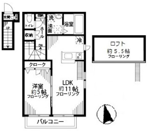 リラ代沢203の間取り