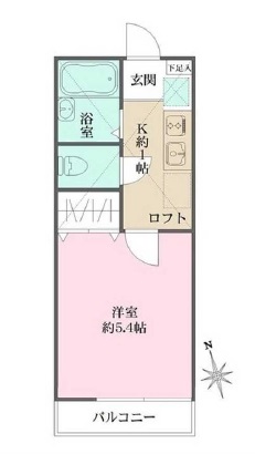 パティオ三宿204の間取り