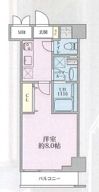 瑞雲203の間取り