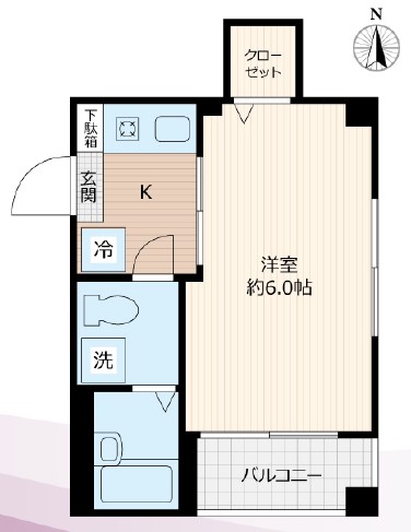 MKM都立大学202の間取り