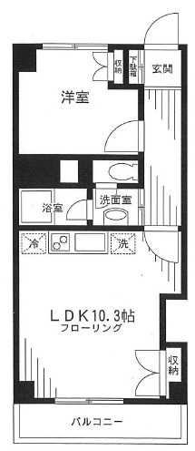 パレ・ドール上用賀304の間取り