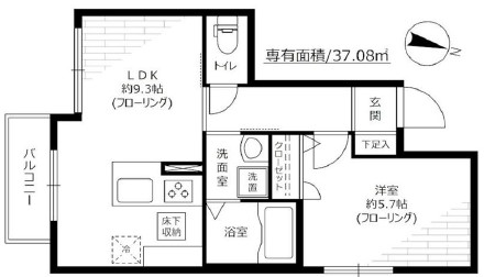 アークトゥルス・R105の間取り