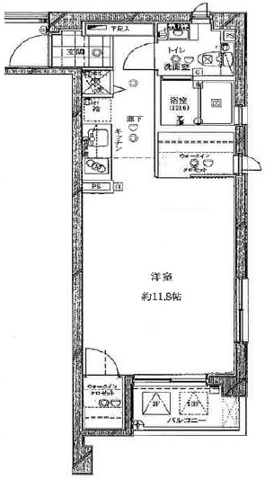 フォルス学芸大学ラクシーズ406の間取り