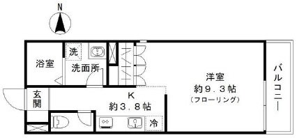 KIRIE自由が丘（キリエ自由が丘）202の間取り