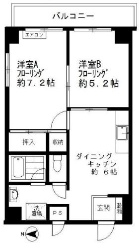 カーサ・クニ205の間取り