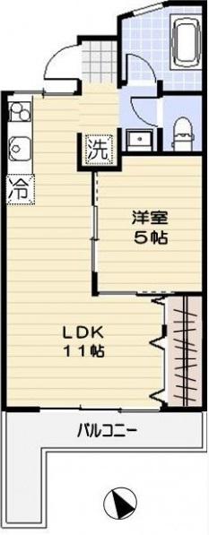 クローバーヒルズ302の間取り