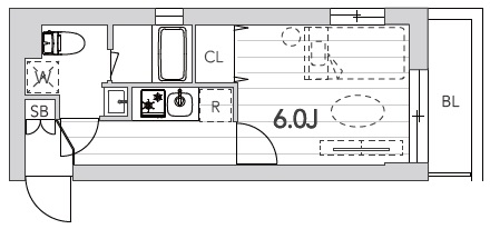 Gracea Jiyugaoka（グレイシア自由が丘）403の間取り