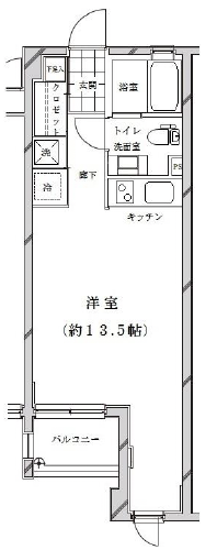 フォルス学芸大学ラクシーズ302の間取り