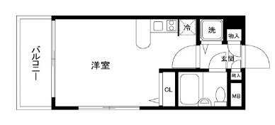 ワコーレエレガンス自由が丘401の間取り