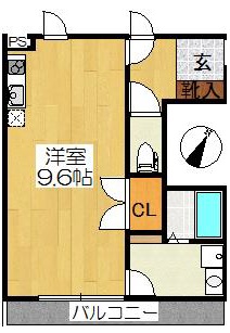 M.RESIDENCE目黒202の間取り