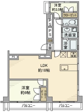 池田山セントラルホームズ401の間取り