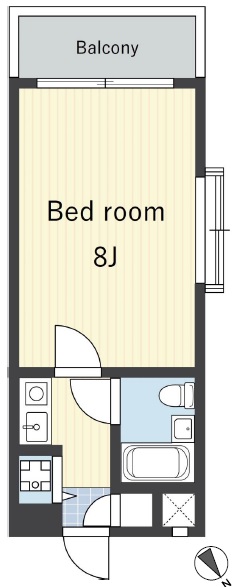 ライオンズマンション恵比寿301の間取り
