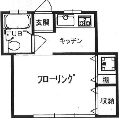 キルシェ太子堂203の間取り