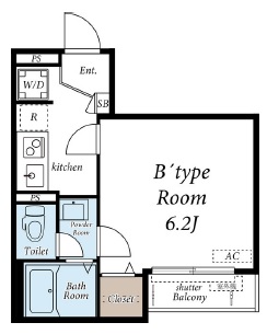 DS中目黒203の間取り