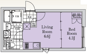 SOU祐天寺203の間取り