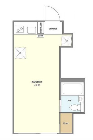 est Largo SHIBUYA(エストラルゴ シブヤ)303の間取り