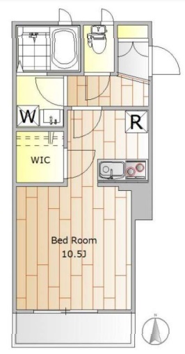 ラテール東山202の間取り